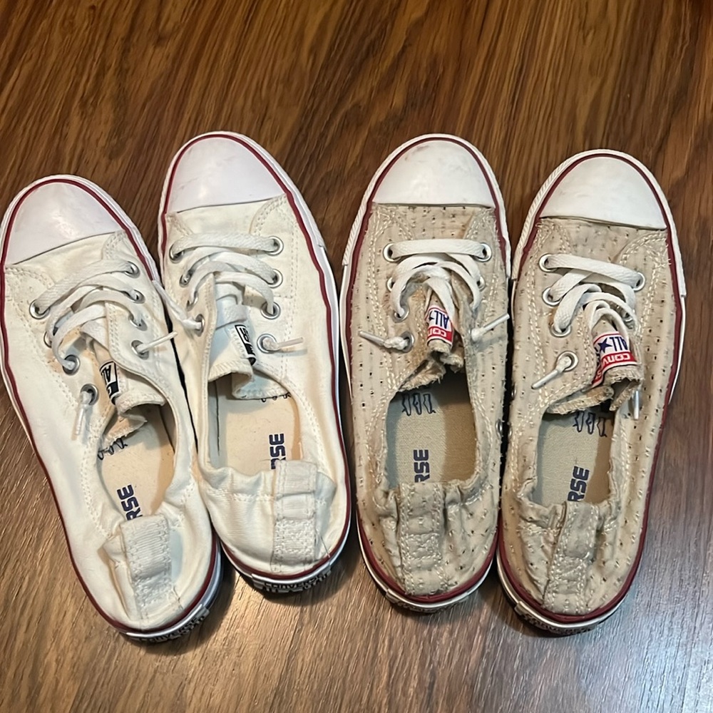 Converse tennis shoes. Two pairs